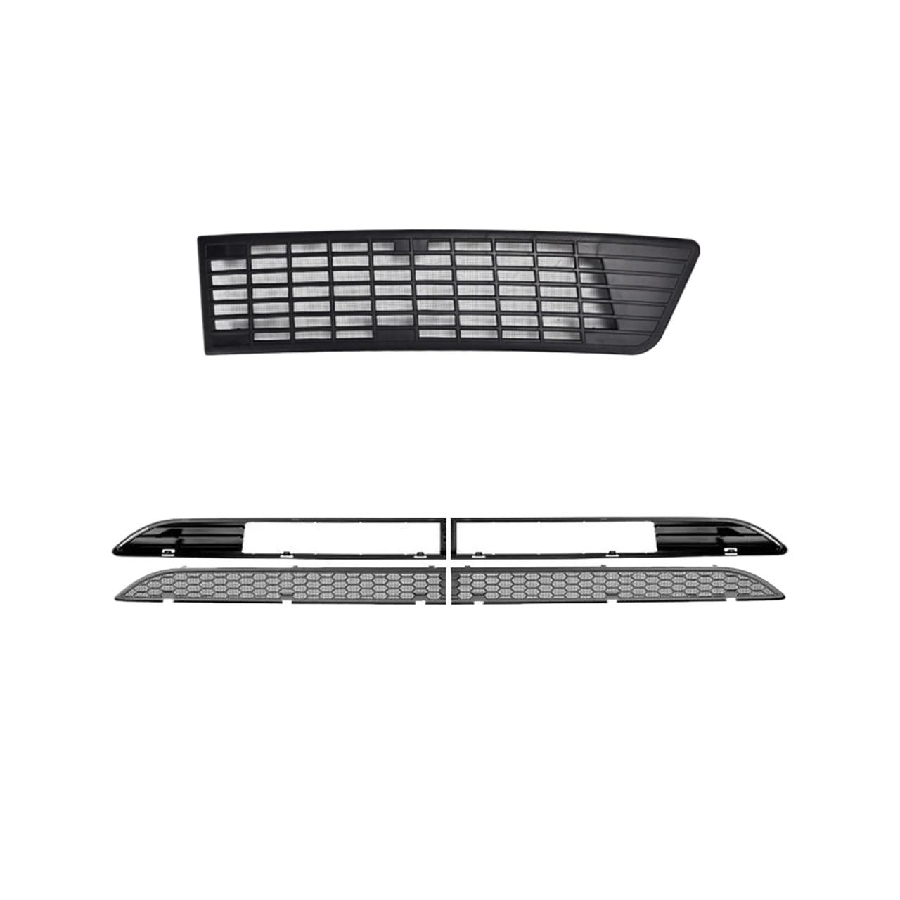 Auto frontstoßstange Grill Für Modell 3 Highland 2024 Frontstoßstangengrill Mesh Air Vent Cover Grille Guards Protector Net Zubehör von LPUYTRB