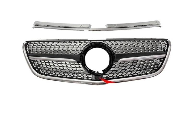 Auto frontstoßstange Grill Für Vito Klasse W447 V260 V220 2015 2016 2017 2018 2019 2022 Auto-Frontstoßstange Vorne Mesh-Grill von LPUYTRB