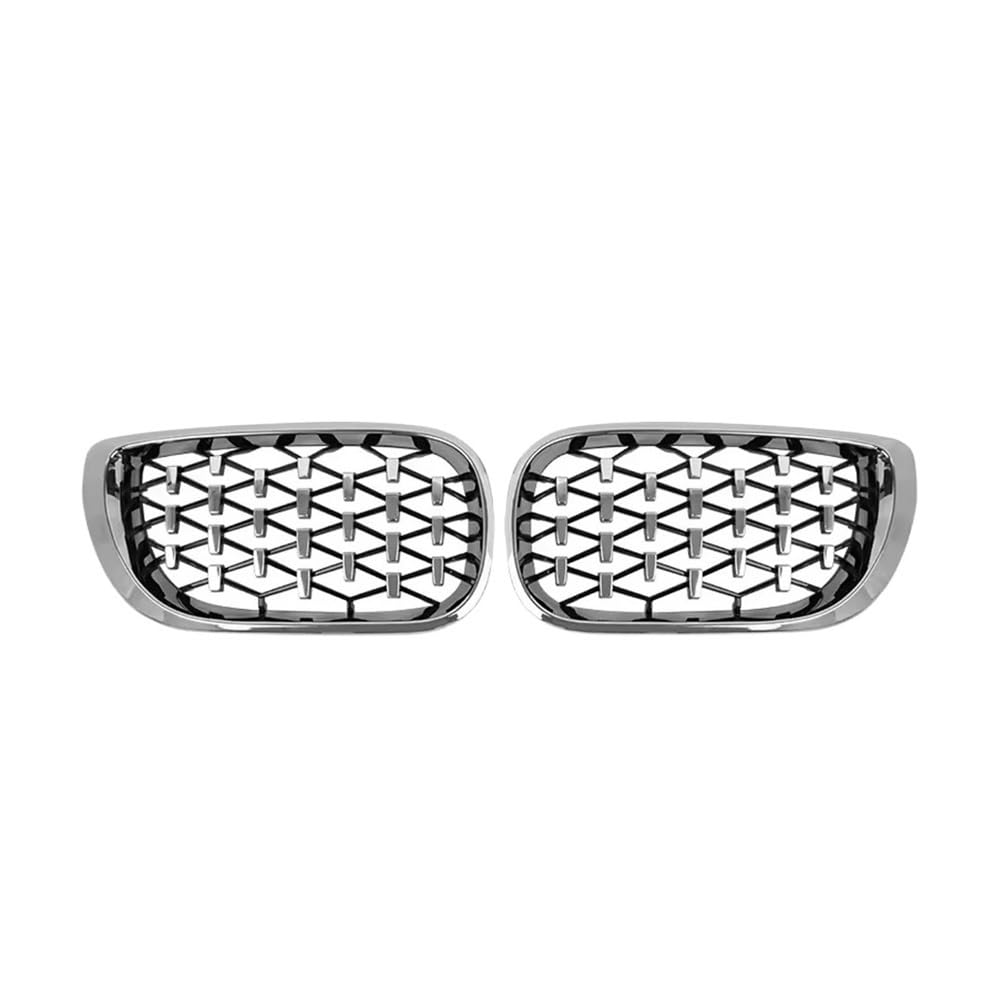 Auto frontstoßstange Grill Glänzende Auto-Frontgrills Im Single-Line-Stil Für 3er E46 325i 4-Türer 2002 2003 2004. Obere Grills Im Diamonds-Stil von LPUYTRB