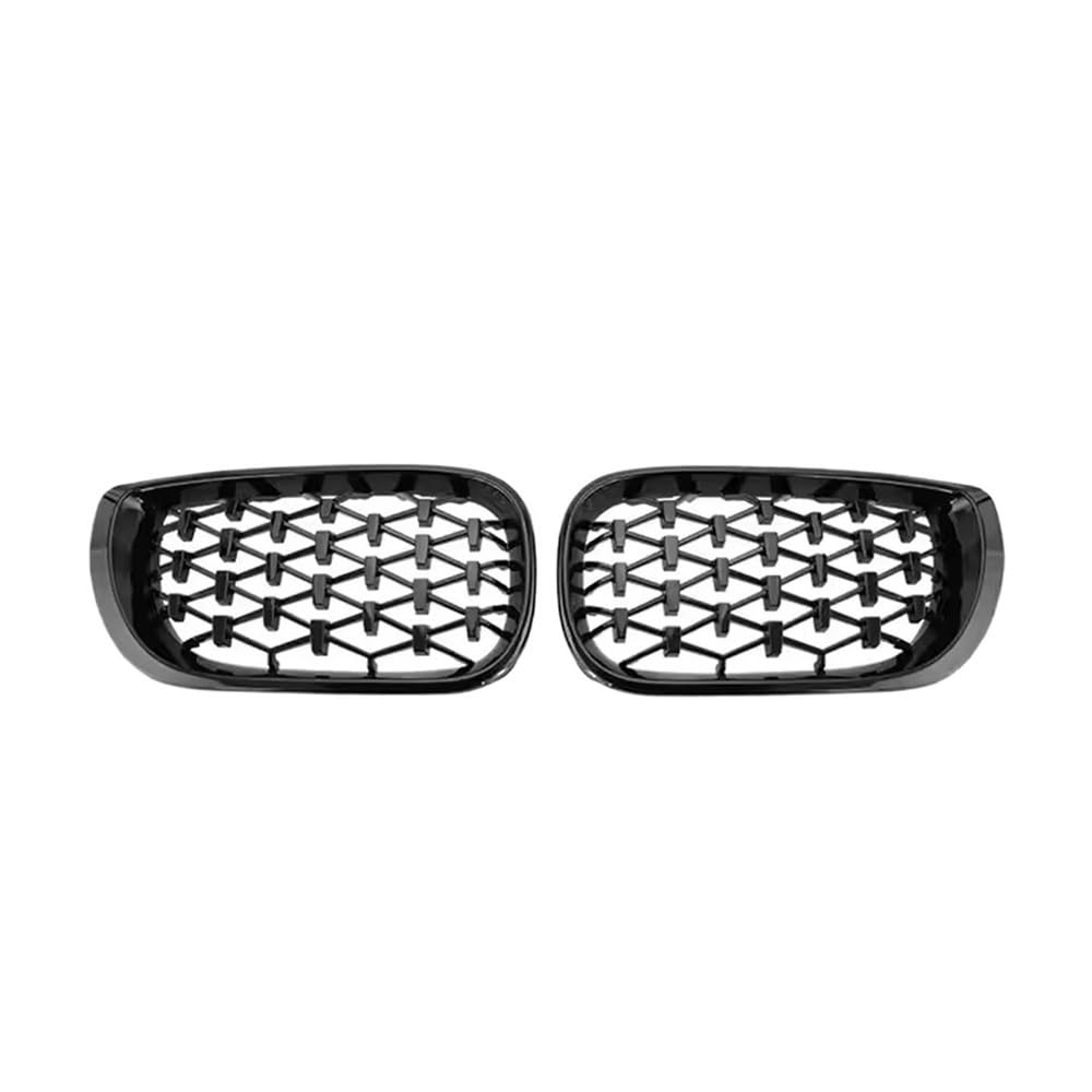 Auto frontstoßstange Grill Glänzende Auto-Frontgrills Im Single-Line-Stil Für 3er E46 325i 4-Türer 2002 2003 2004. Obere Grills Im Diamonds-Stil von LPUYTRB