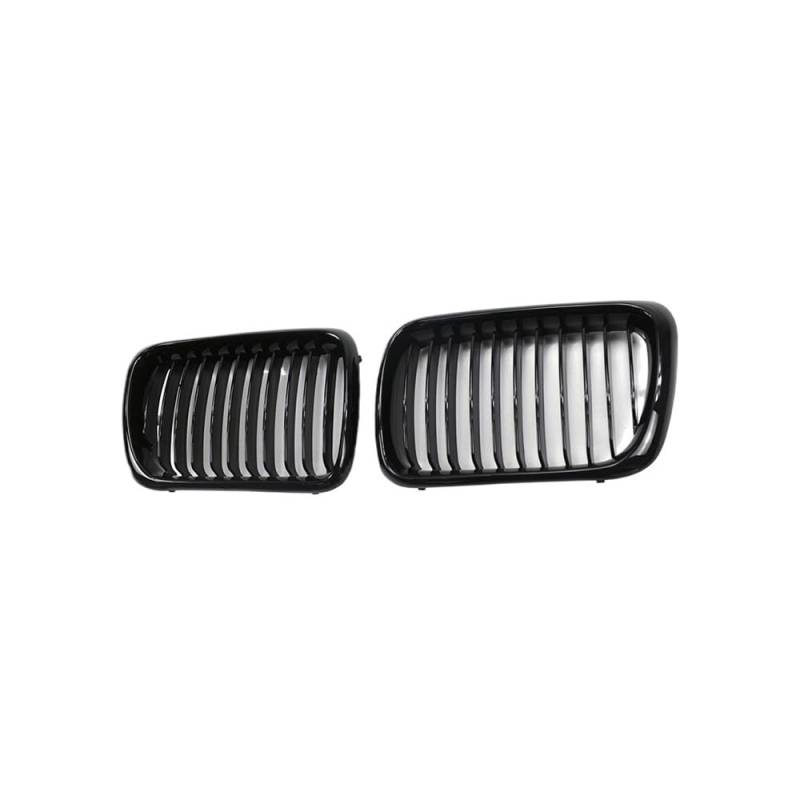 Auto frontstoßstange Grill Glänzender Schwarzer Kühlergrill Aus ABS-Kunststoff, Auto-Front-Ersatzhaubengrill Für E36 318i 323i 325i 320i 328i 1996 1997 1998 1999 von LPUYTRB