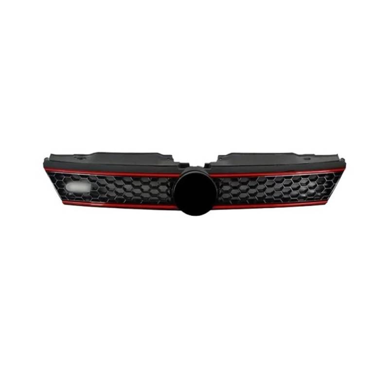 Auto frontstoßstange Grill Honeycomb Mesh Frontgrill Für Mk6 2012 2013 2014 Frontstoßstange Oberer Grill Hood Mesh Grill von LPUYTRB