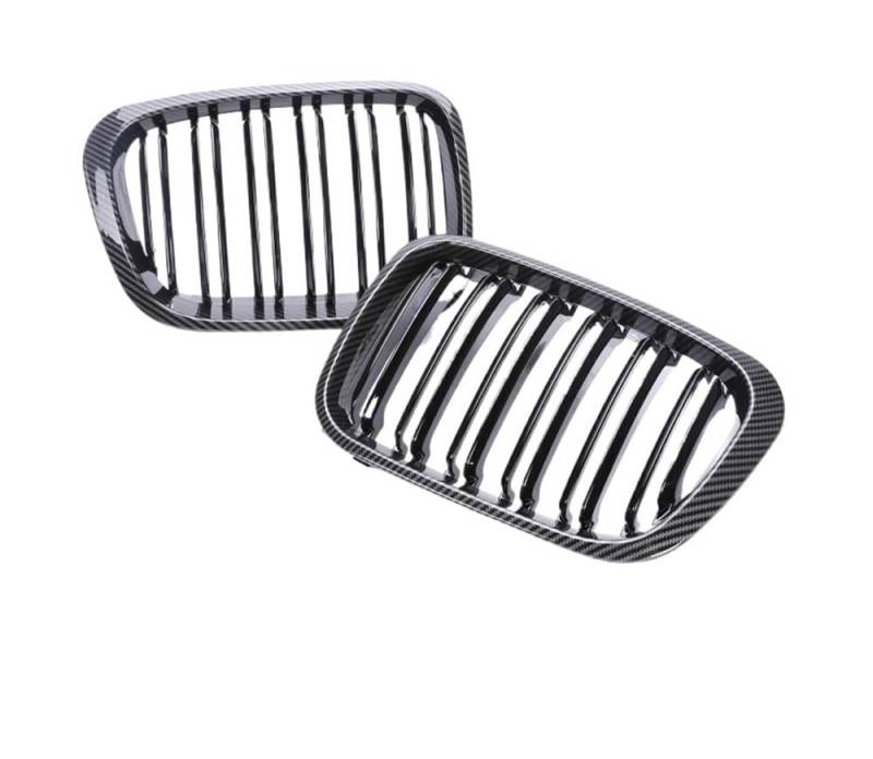 Auto frontstoßstange Grill Kühlergrillabdeckung Vorne Oben Stoßstangengrills Für 3er E46 1998 1999 2000 2001 2002 2003 2002 2001 2/4 Türen von LPUYTRB