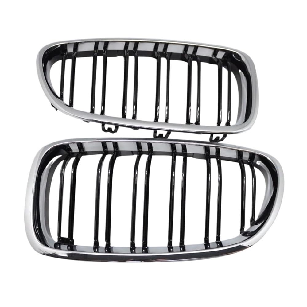 Auto frontstoßstange Grill Silberschwarzer Frontgrill Grillhaube Für F10 F11 5 2010 2011 2012 2013 2014 2015 von LPUYTRB