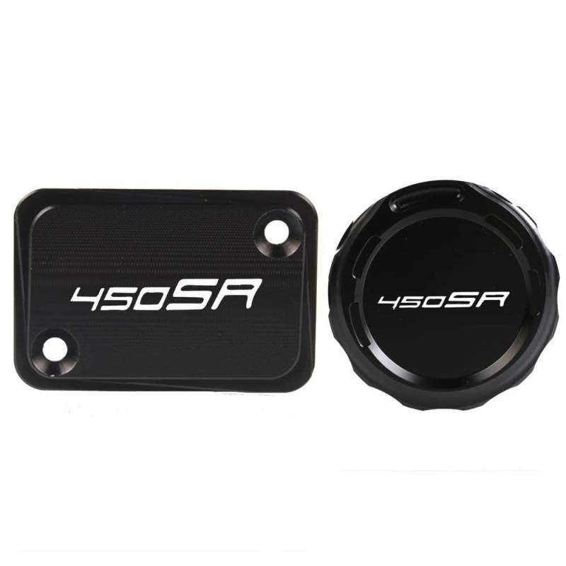 Bremsflüssigkeitsbehälter Deckel Für CF&Moto 450SR 450 SR 2022 2023 2024 Motorrad Aluminium Vorne Und Hinten Bremse Kupplung Flüssigkeit Reservoir Abdeckung Kappe Schutz von LPUYTRB