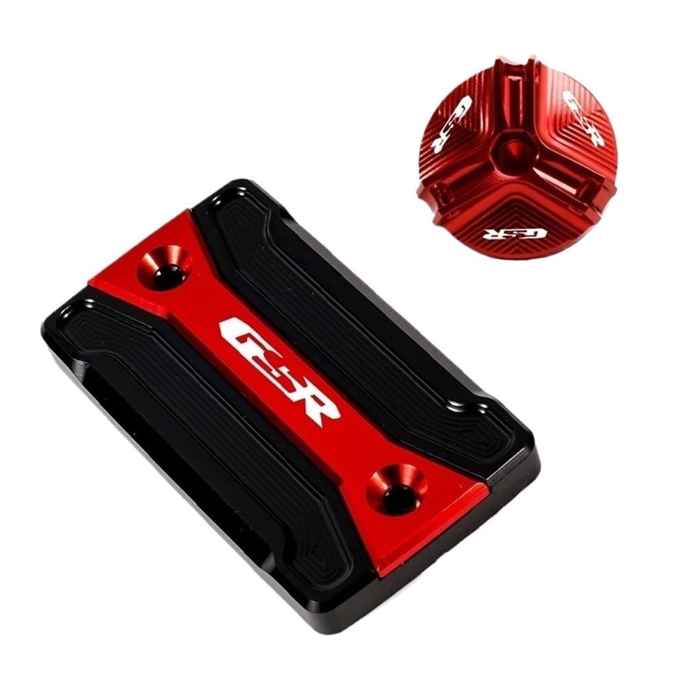 Bremsflüssigkeitsbehälter Deckel Für SU&ZUKI GSR 750 400 600 GSR750 GSR400 GSR600 Motorrad Ablauf Motoröl Einfülldeckel Vorderradbremsflüssigkeitsbehälter Abdeckung von LPUYTRB