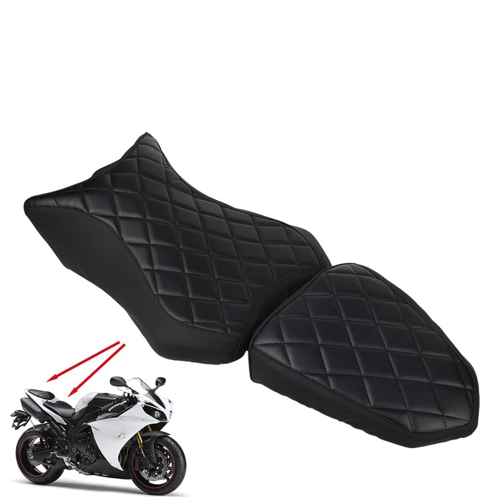 Motorrad Sitzbezug Für Yam&aha YZF R1 YZF-R1 2007 2008 YZFR1 Motorrad Zubehör Leder Wasserdicht Verschleiß-beständig Sitzkissen Schutz Abdeckung von LPUYTRB