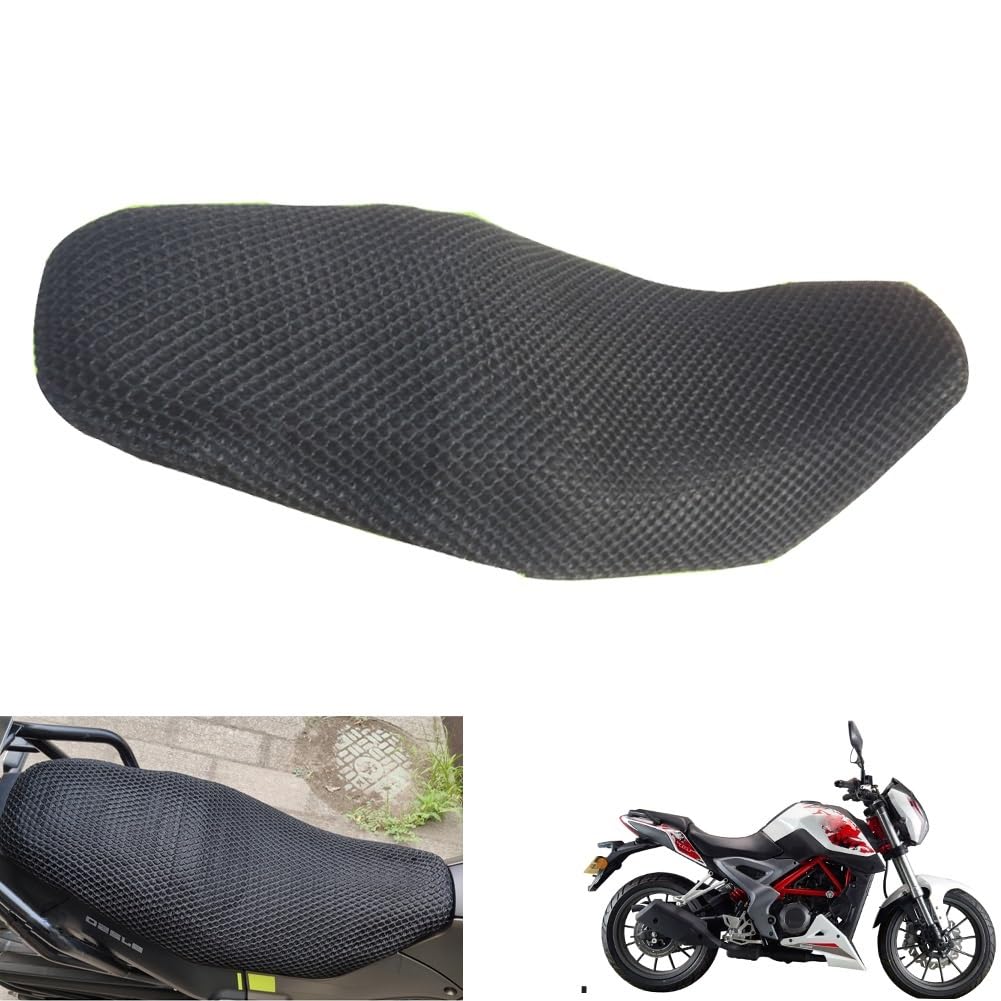 Motorrad Sitzbezug Motorrad Atmungsaktive Mesh Sitzkissen Abdeckung Schutz Sitz Abdeckung Für Leoncino 500 BJ500 Leoncino 250 BJ250 von LPUYTRB