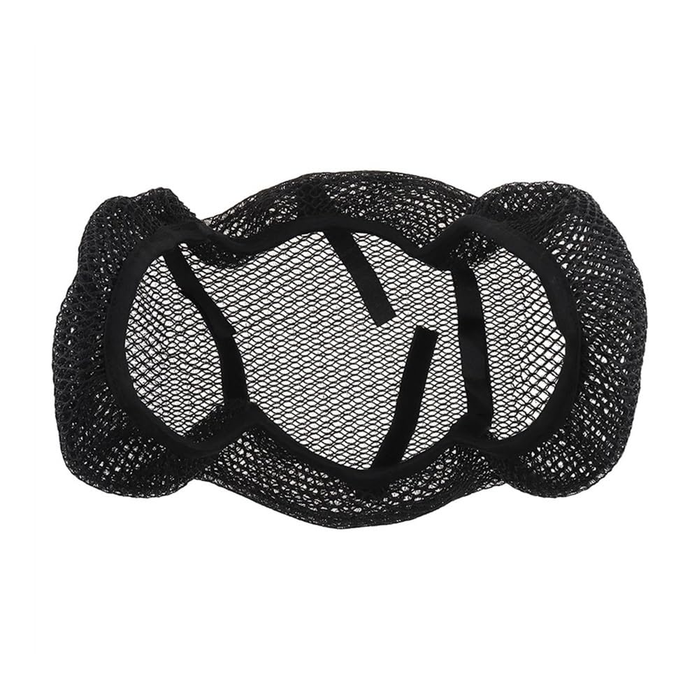 LPUYTRB Motorrad Sitzbezug Motorrad-Mesh-Sitzbezug-Schutz, Motorrad-Roller-Sitzbezüge, Kissen, Schwarz, Motorrad-Vollsitzbezug, S-XXL von LPUYTRB