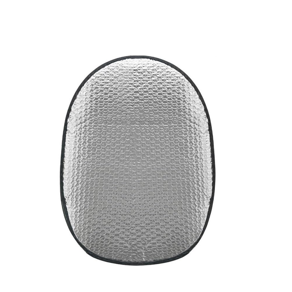 LPUYTRB Motorrad Sitzbezug Universal Motorrad Sitzbezug Aluminium Film Kissen Motorrad Air Pad wasserdichte Wärmedämmung Kissen Motorrad Abdeckung von LPUYTRB