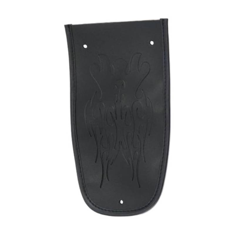 Motorrad Kotflügel Flame Embossing Faux PU Flame Bib Pad for Dyna von LPUYTRB