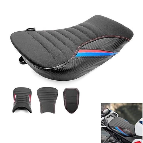 Motorrad Sitzbezug S1000RR Front Fahrersitz Für S1000 RR S 1000RR 2019 2020 2021 2022 2023 Motorrad Hinten Passagier Sozius Kissen Abdeckung von LPUYTRB