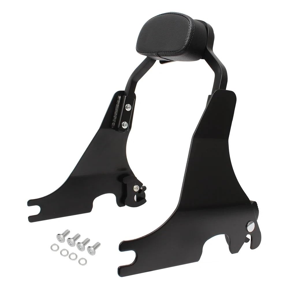 Motorrad Zubehör Rückenlehne Motorrad Schwarz Abnehmbare Super Low Kurze Passagier Rückenlehne Für Sportster Iron XL 883 48 72 1200 2004-2021 von LPUYTRB