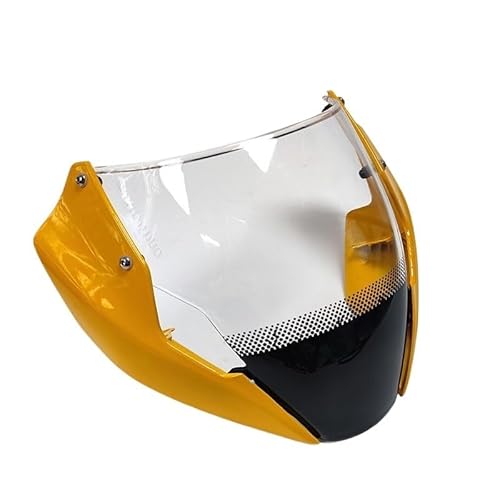 Windabweiser Motorrad Motorrad Frontverkleidung Windschutzscheibe Windschutz Visier Viser Frontscheibe Deflektor Fit Für Du&Cati Für Monster 797 821 1200S 2014-2023 von LPUYTRB