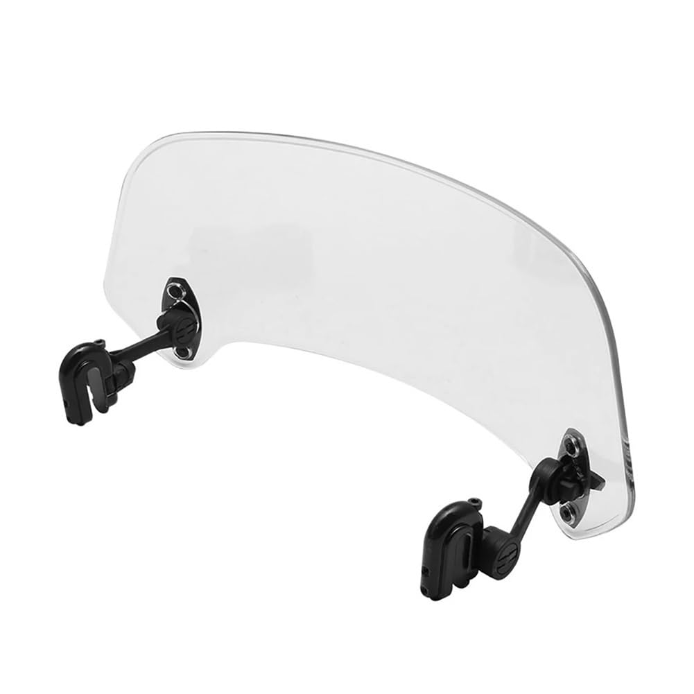 Windabweiser Motorrad Motorrad Universal Windschutzscheibe Verlängerung Einstellbare Spoiler Clamp-On Windschutzscheibe Deflektor Für Für Ka&wasaki Für SU&ZUKI von LPUYTRB