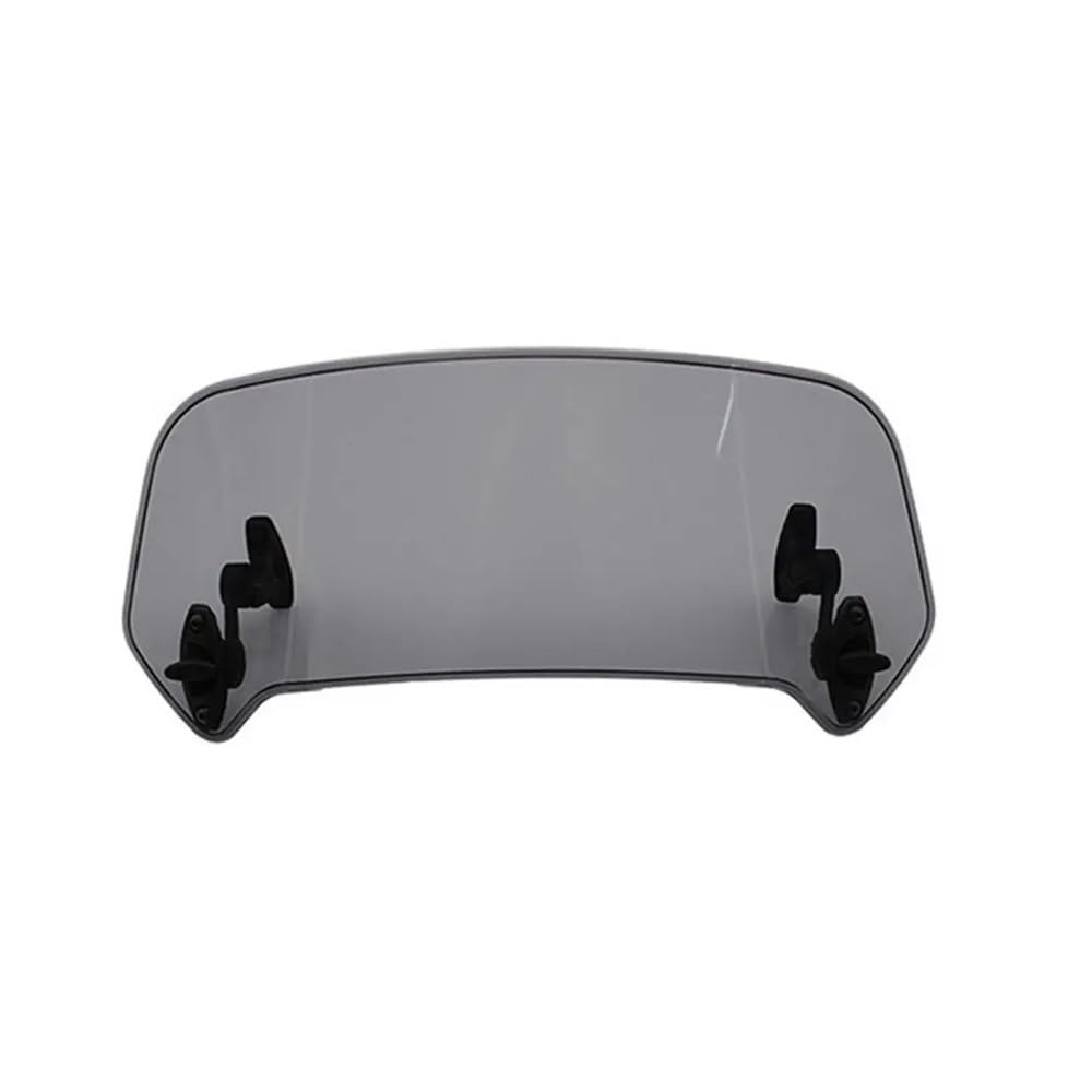 Windabweiser Motorrad Universal Motorrad Clip-On Windschutzscheibenverlängerung Verstellbarer Spoiler Clamp-On Windschutzscheibenabweiser Motorradzubehör von LPUYTRB