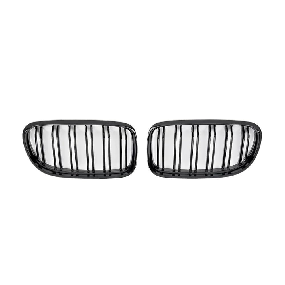 auto frontstoßstange grill Auto-Kühlergrill, Frontstoßstangengrill, Doppellamellen, Glänzendes Schwarz, Auto-Styling, Für 3er-Serie E90 E91 2009 2010 2011 2012 von LPUYTRB