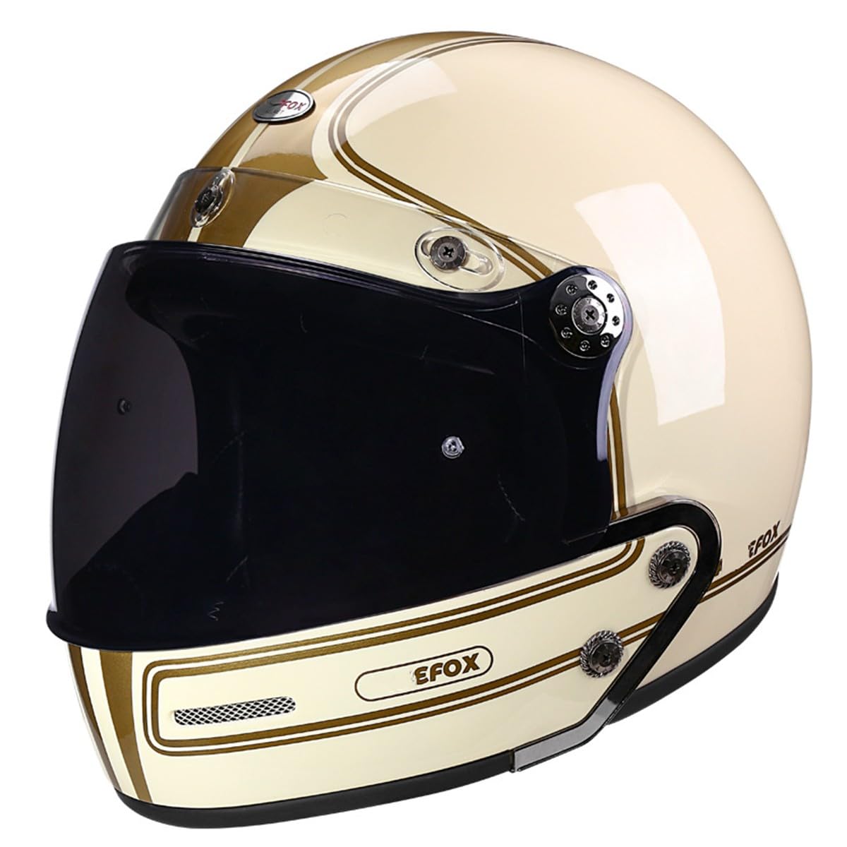 Halbschalenhelm Halbhelme Motorradhelm ECEDOT Genehmigt Kombinationshelm 3/4 Motorrad Helm Halbschale Roller-Helm Scooter-Helm Jet-Helm Retro Für Erwachsene Herren Damen 23,L:59-60CM von LPXPLP