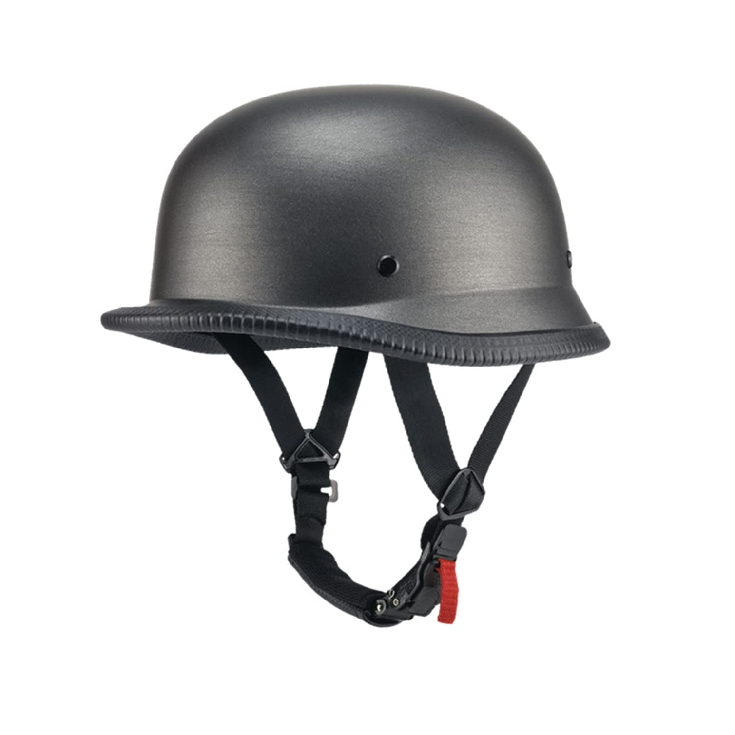 Halbschalenhelm Halbhelme Motorradhelm mit ECE Genehmigt Brain-Cap Halbschale Roller-Helm Scooter-Helm Jet-Helm Retro für Erwachsene Herren Damen A,L von LPXPLP