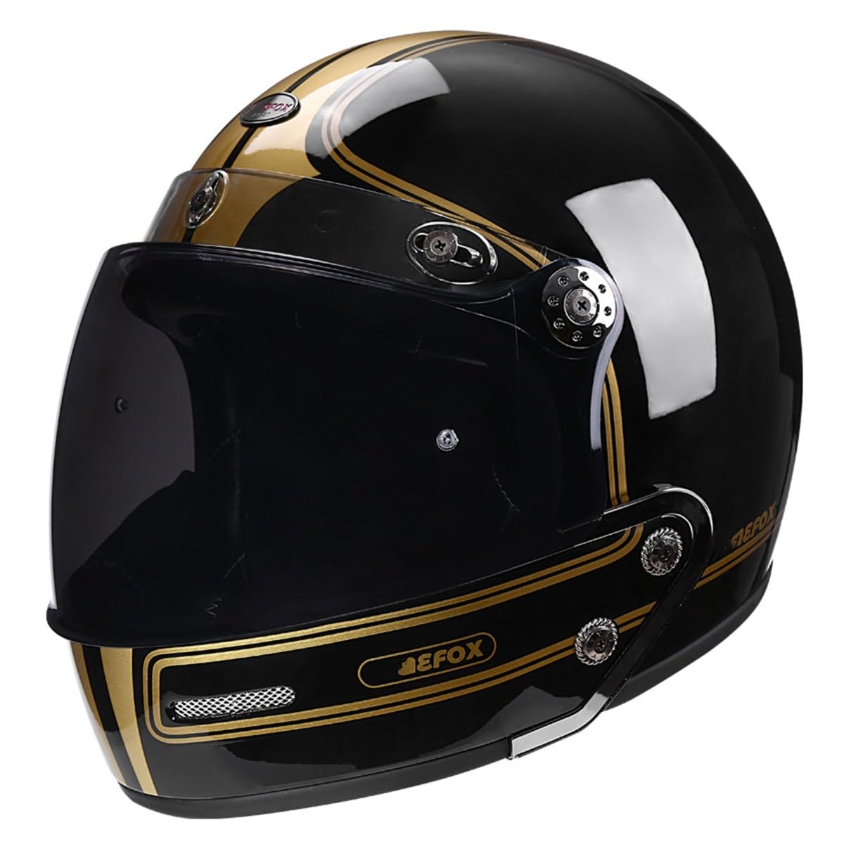 Offener Helm Motorradhelm ECEDOT-Zulassung Vintage Stil Jethelm 3/4 Kombinationshelm Rollerhelm Für Herren Damen Mit Visier Halbschalenhelm Für Scooter Cruiser Motorrad 26,XL:61-62CM von LPXPLP