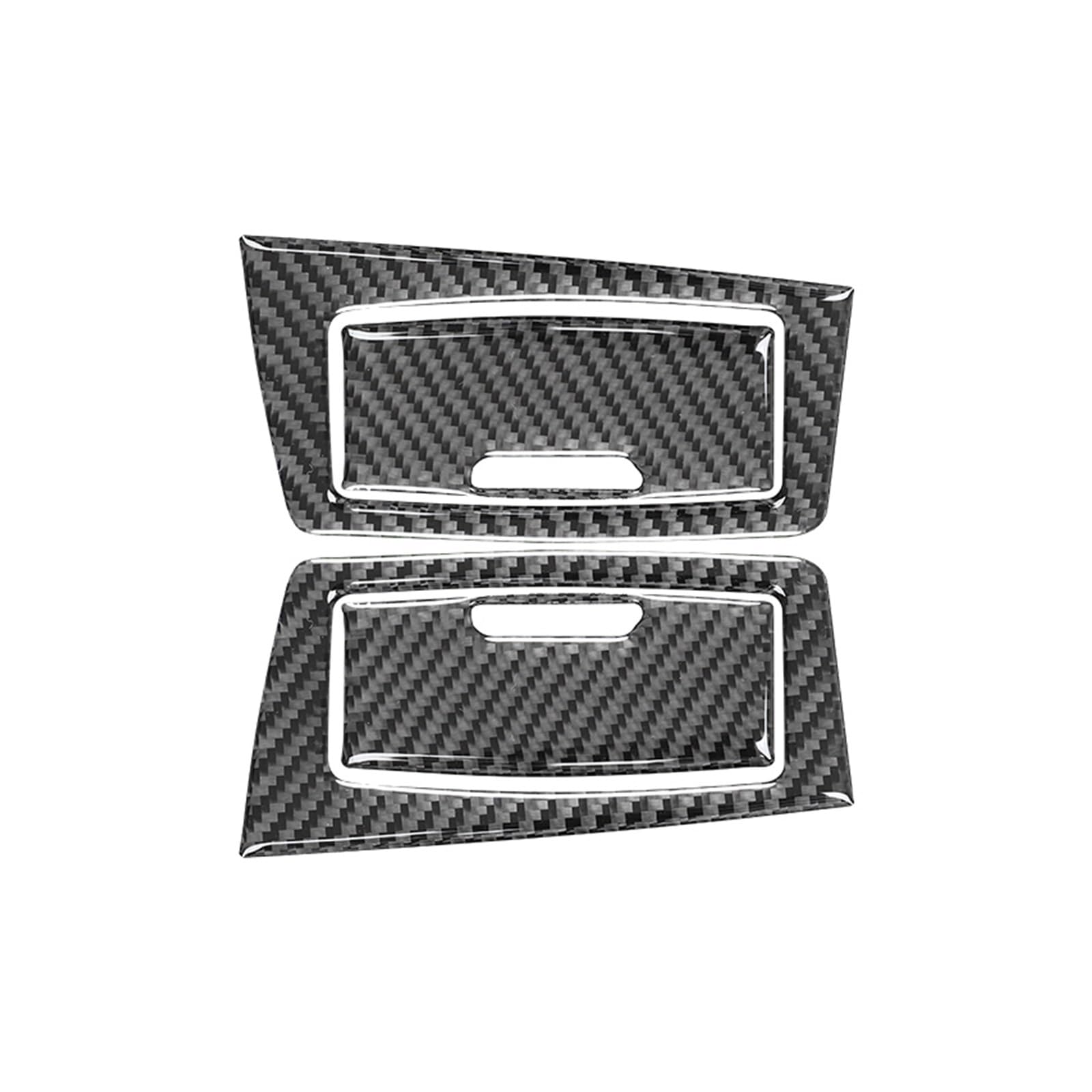 Auto Aufkleber Schalttafel Trim Cover Für 3 Serie Für F30 2013 2014 2015 2016 2017 2018 Carbon Fiber Innen Auto Hinten Tür Armlehne Lagerung Box Trim Abdeckung Rahmen Aufkleber(Black) von LPXYZD