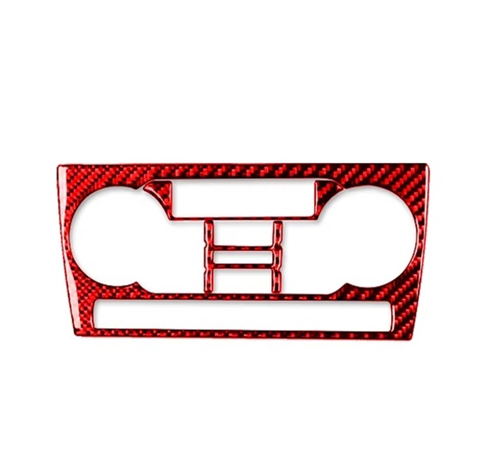 Auto Aufkleber Schalttafel Trim Cover Für A3 Für S3 Für 8P 2006 2007 Carbon Faser Notfall Licht Schalter Control Panel Dekorative Abdeckung Innen Auto Zubehör Aufkleber(Red) von LPXYZD