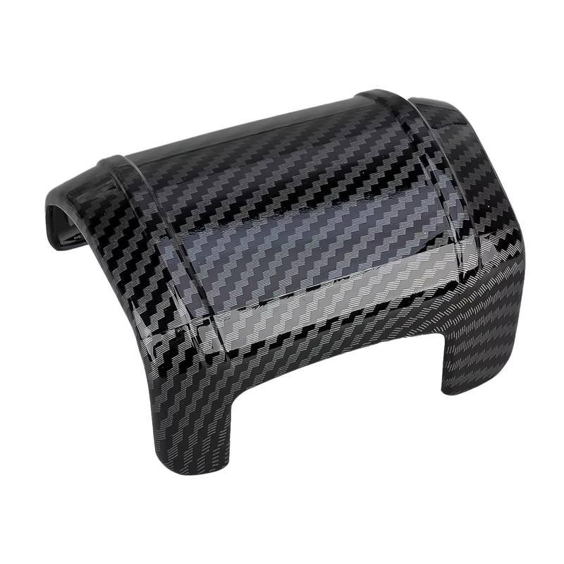 Auto Aufkleber Schalttafel Trim Cover Für Ford Für F150 2021 2022 2023 Schwarz Carbon Fiber Texture Stil Auto Schaltknauf Abdeckung Shifter Kopf Trim von LPXYZD