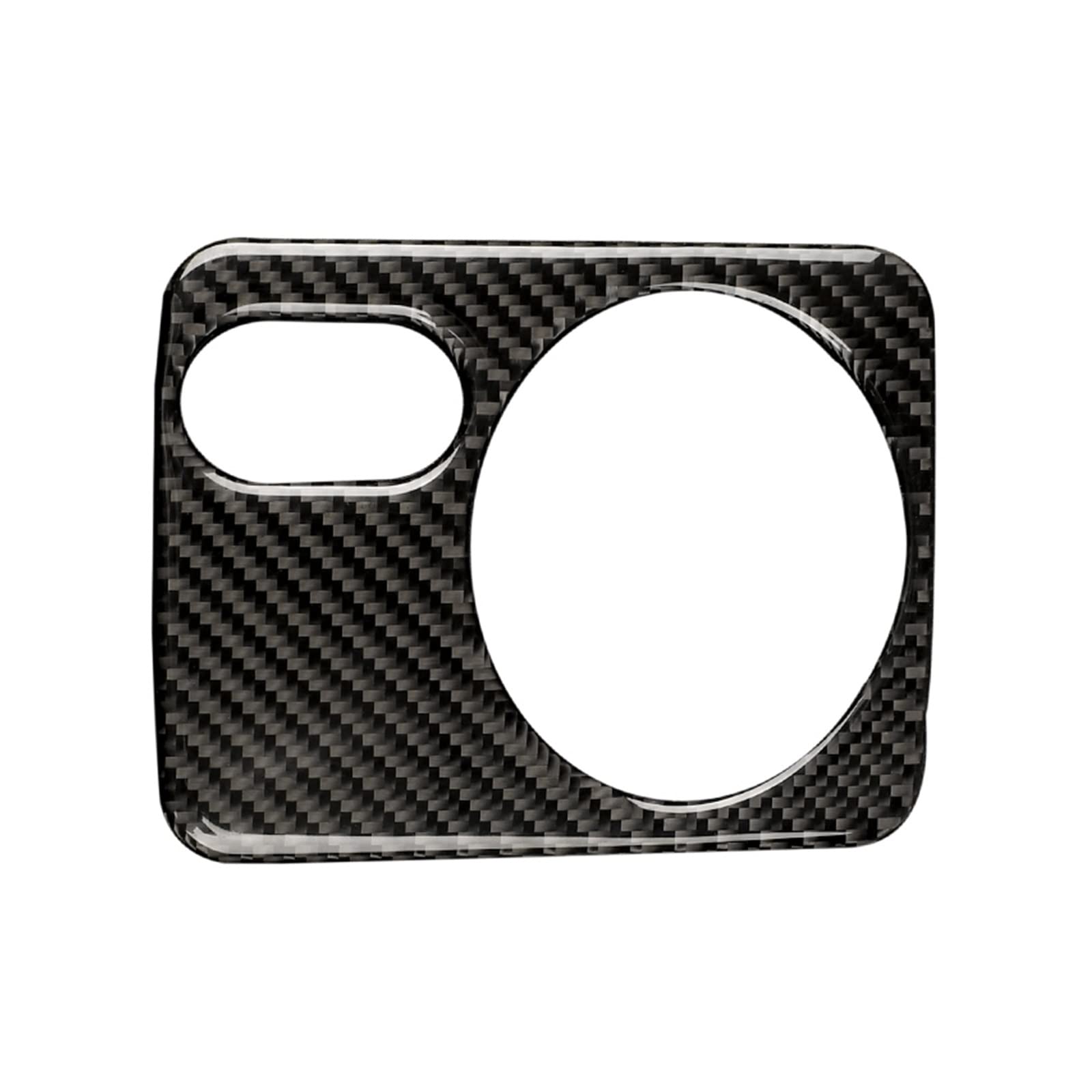 Auto Aufkleber Schalttafel Trim Cover Für Golf 6 Für GTI R Für MK6 2008 2009 2010 2011 2012 Auto Zubehör Carbon Fiber Innen Auto Scheinwerfer Schalter Panel Rahmen Trim Aufkleber(Right-Hand Drive B) von LPXYZD