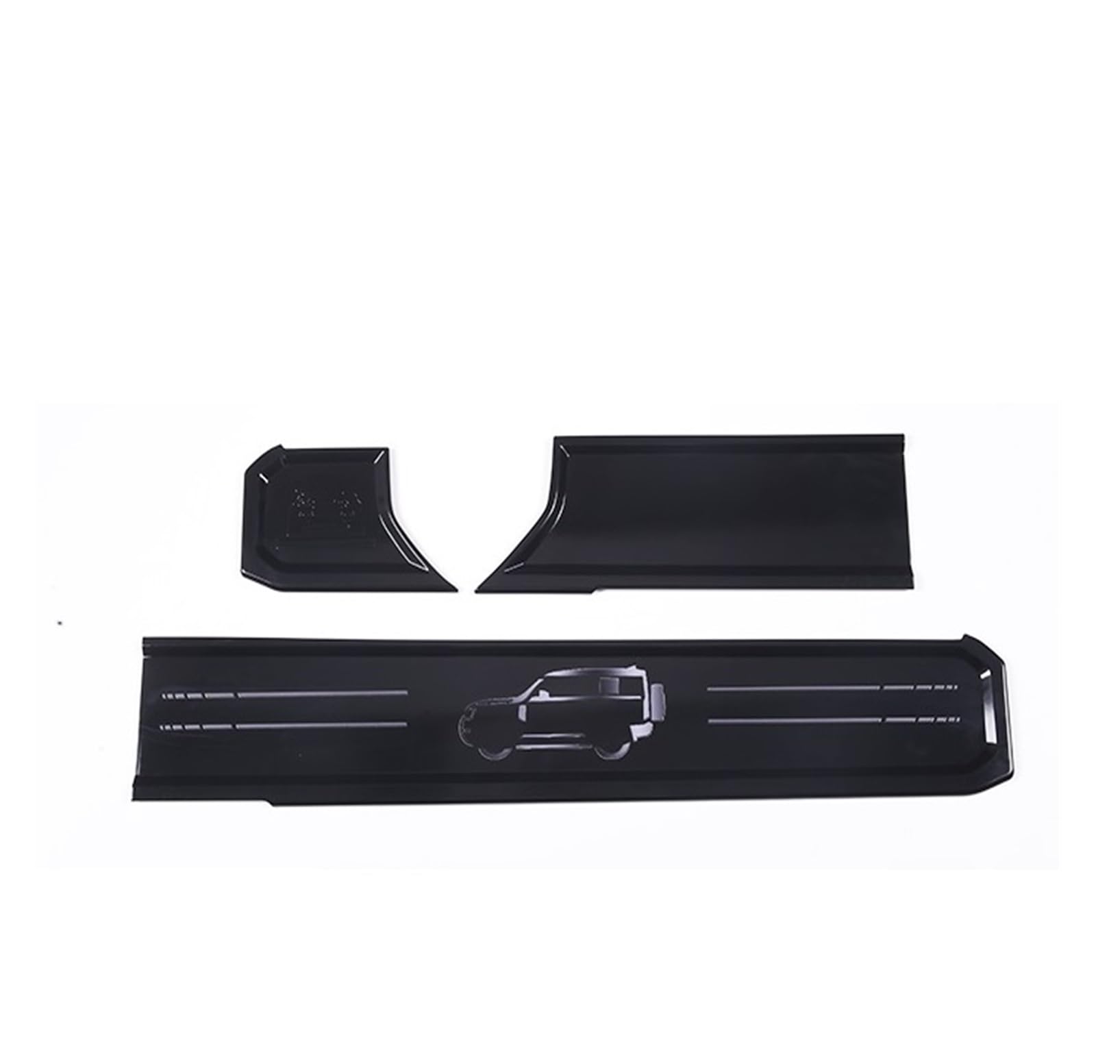 Auto Aufkleber Schalttafel Trim Cover Für Land Für Rover Für Defender 90 110 2020 2021 2022 2023 2024 Auto Center Konsole Panel Lenkrad Tür Griff Modifizierte ABS Glanz Schwarz(Style 10) von LPXYZD