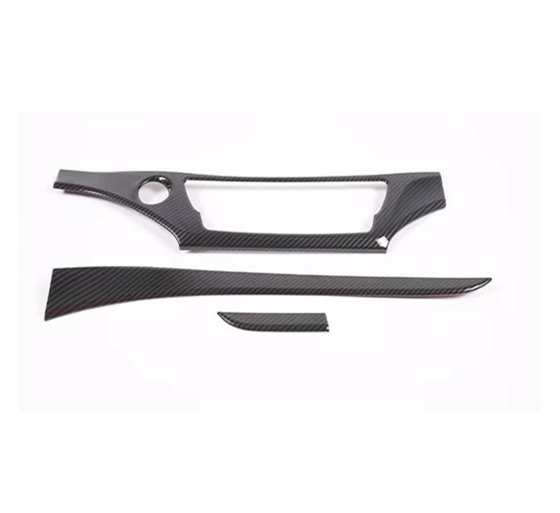 Auto Aufkleber Schalttafel Trim Cover Für Pilot 2015 2016 2017 2018 2019 2020 2021 2022 ABS Carbon Faser Stil Auto Center Konsole Dashboard Panel Dekorative Aufkleber Innen(Carbon Fiber) von LPXYZD