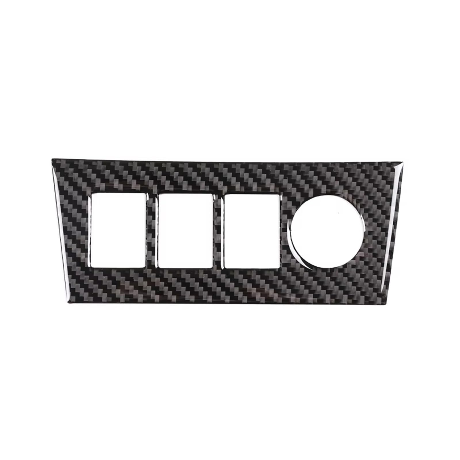 Auto Aufkleber Schalttafel Trim Cover Für Toyota Für Rav4 Für RAV 4 2006 2007 2008 2009 2010 2011 2012 Auto Zigarette Leichter Panel Schalter Taste Abdeckung Carbon Faser Aufkleber von LPXYZD