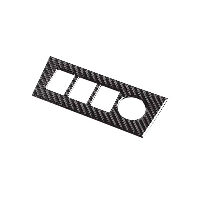 Auto Aufkleber Schalttafel Trim Cover Für Toyota Für Rav4 Für RAV 4 2006 2007 2008 2009 2010 2011 2012 Carbon Faser Auto Zigarette Leichter Panel Schalter Taste Abdeckung Aufkleber Innen von LPXYZD