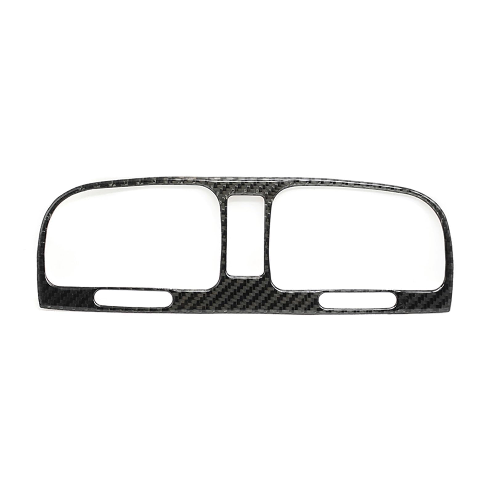 Auto Aufkleber Schalttafel Trim Cover Für VW Für Golf 6 Für MK6 2010 2011 2012 2013 Auto Interior Center Konsole Klimaanlage Outlet Vent Carbon Textur Abdeckung Trim Aufkleber(Center Air Vent) von LPXYZD