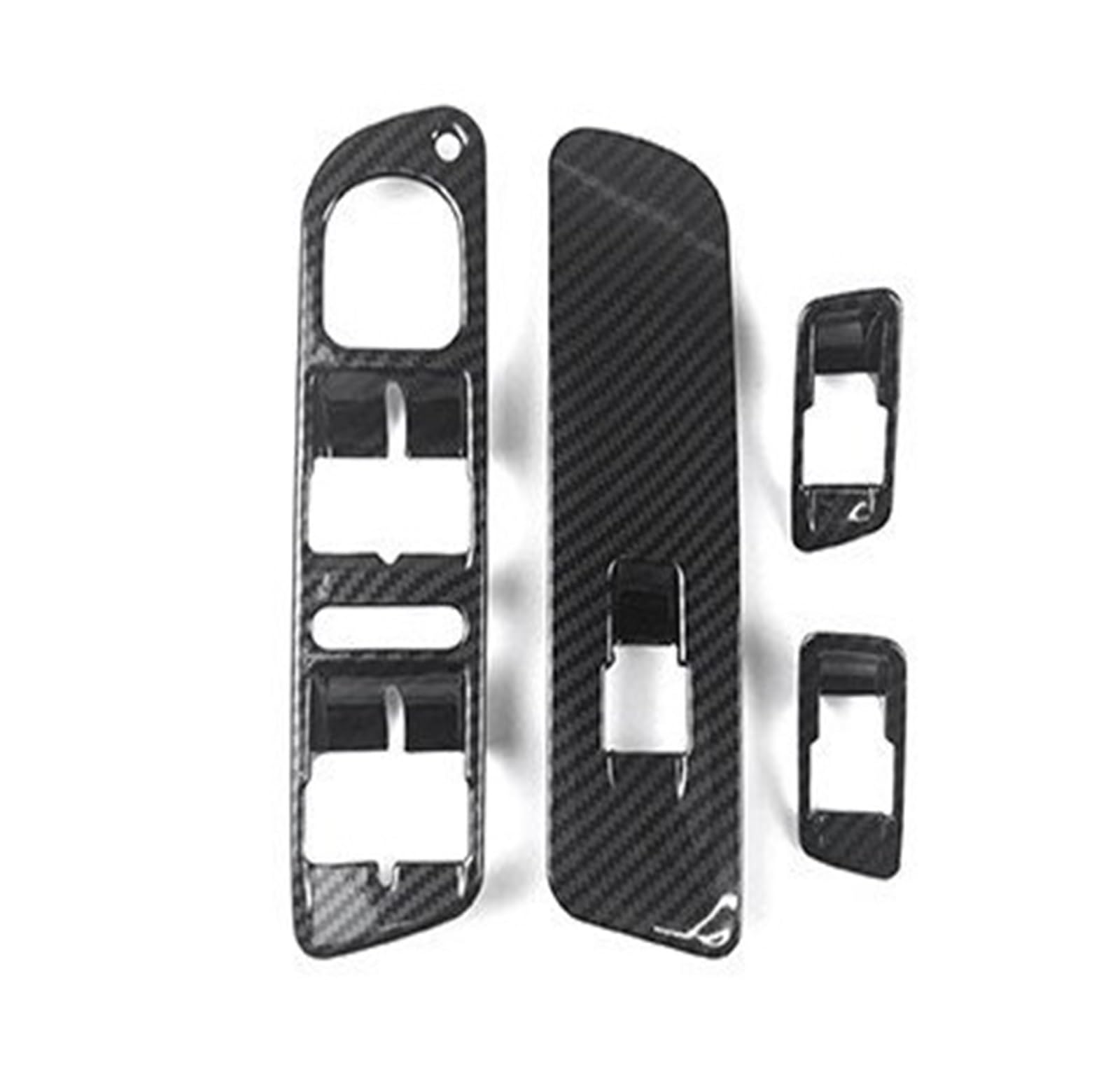 Auto Aufkleber Schalttafel Trim Cover Für VW Für Tiguan 2010 2011 2012 2013 2014 2015 2016 2017 Auto Tür Armlehne Panel Fensterheber Schalter Taste Rahmen Abdeckung Aufkleber Trim(for 10-12) von LPXYZD