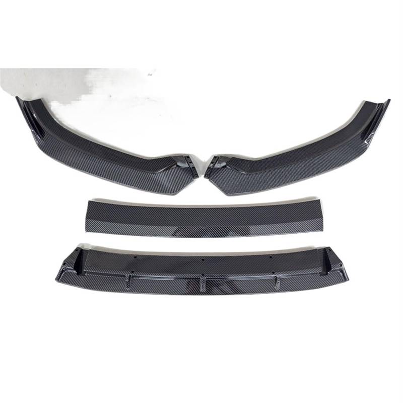 Auto Frontspoiler Lippe Auto Front Stoßstange Splitter Lip Diffusor Spoiler Front Lower Kinn Stoßstange Splitter Zubehör Für A3 Für S3 2016 2017 2018 2019 Front Spoiler Lippe Auto(Carbon Look) von LPXYZD