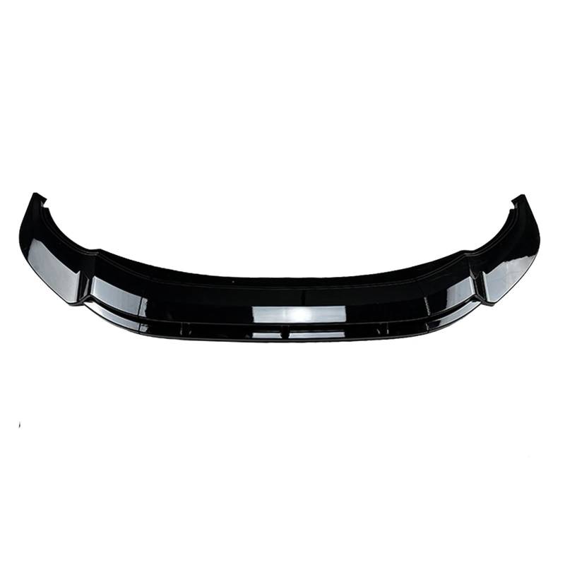 Auto Frontspoiler Lippe Auto Frontschürze Spoiler Lip Gloss Schwarz Splitter Körper Kit Zubehör Auto Für Tiguan Für Rleitung 2021 2022 2023 Front Spoiler Lippe Auto(Glossy Black) von LPXYZD