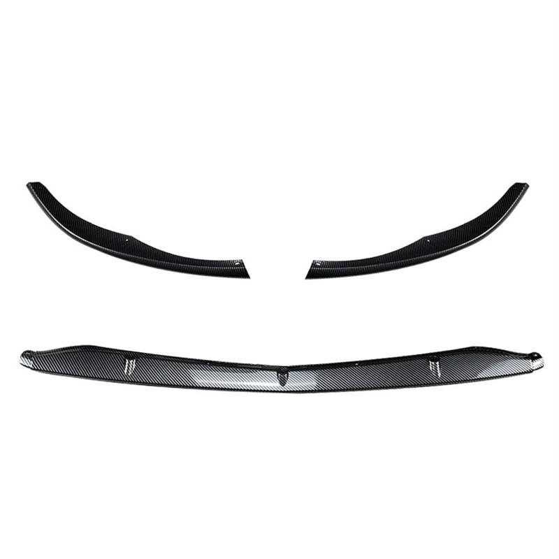 Auto Frontspoiler Lippe Auto Vorderen Stoßfänger Lip Diffusor Spoiler Für Benz Für C-klasse Für W205 Für C205 Für S205 Für C63 Für C63s 2015-2019 2020 2021 2022 Front Spoiler Lippe Auto(Carbon Fiber L von LPXYZD