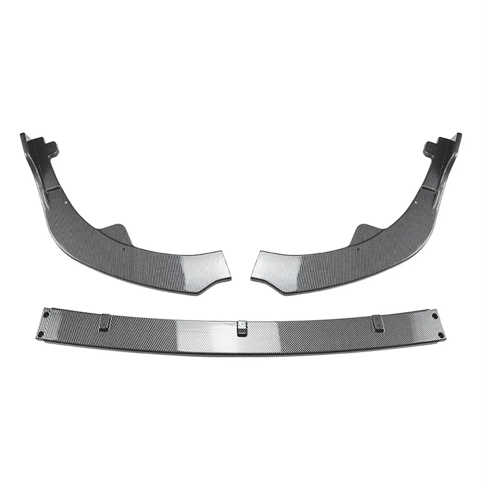 Auto Frontspoiler Lippe Frontschürze Lip Spoiler Splitter Diffusor Körper Kits Für Toyota Für Camry Für XV70 Für Sport Für Edition 2021 2022 2023 Front Spoiler Lippe Auto(Carbon Fiber Look) von LPXYZD