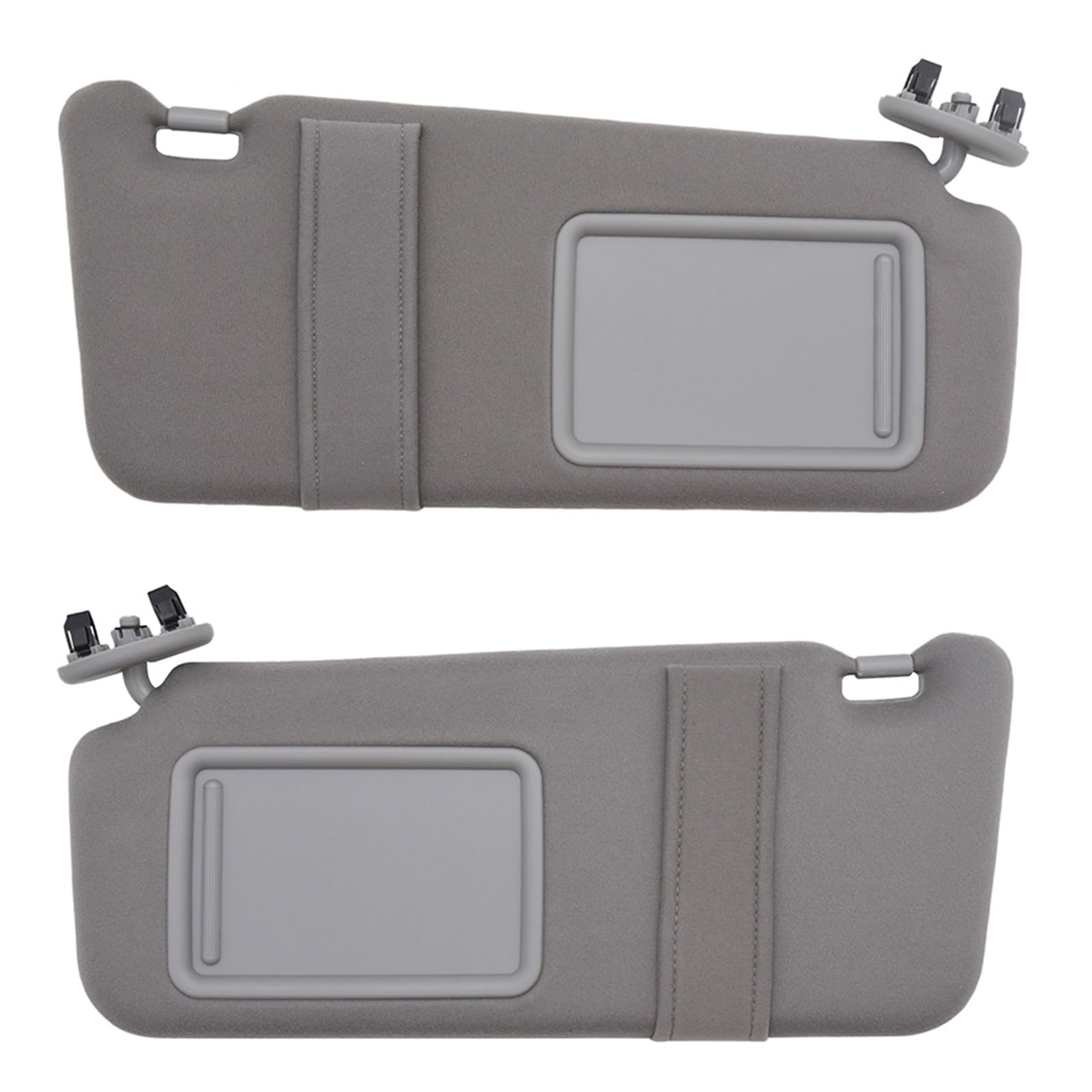 Auto Vordere Innere Sonnenblende Für Toyota Für Camry 2007 2008 2009 2010 2011 Sonnenblende 74310-06750-E0 74320-06780-B0(Grey Left and Right) von LPXYZD