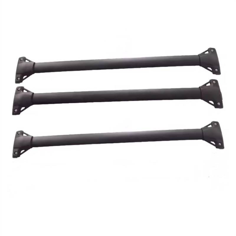 Dachträger Aluminium Legierung Bars Auto Dach Rack Gepäck Fracht Träger Für Chery Für Jetour Für T2 Für Reisenden 2023 2024 Dachträger Querträger(Black 3 Piece) von LPXYZD