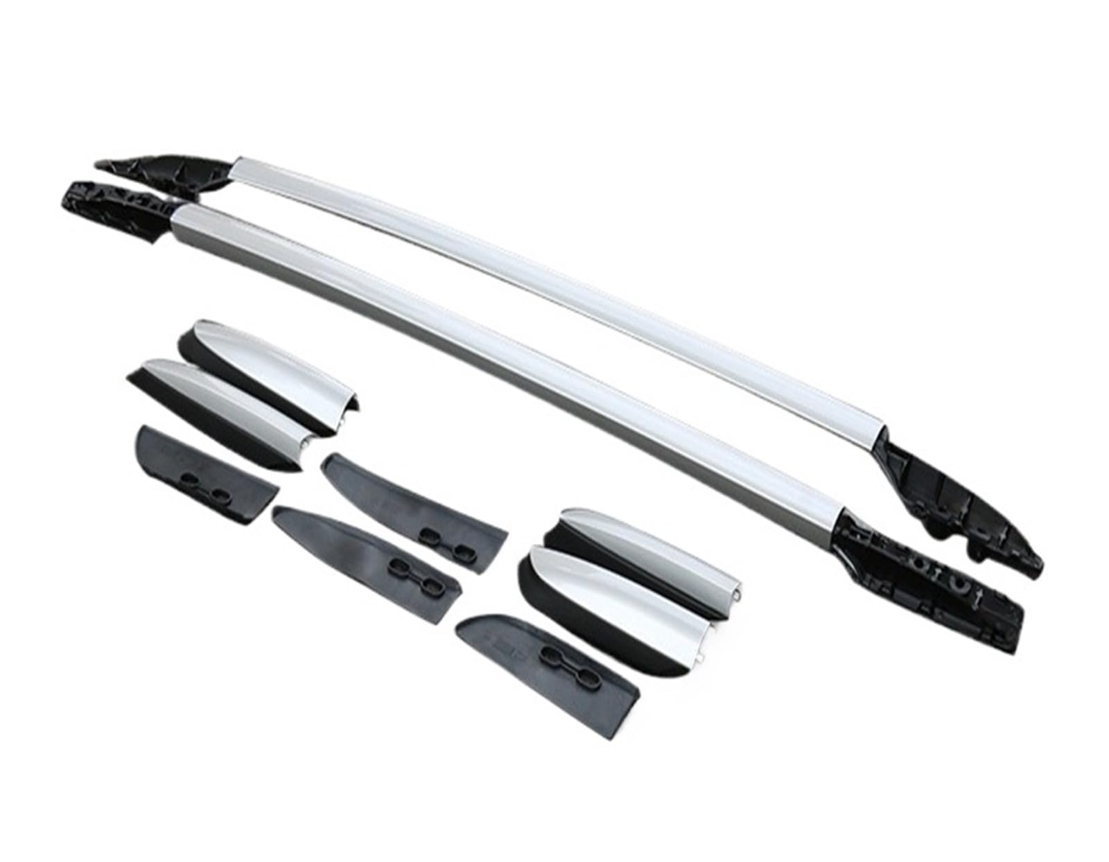 Dachträger Dachträger Für Toyota Für RAV4 2013 2014 2015 2016 2017 2018 Schienen Bar Gepäckträger Bars Bar Racks Schienenboxen Dachträger Querträger(Silver) von LPXYZD