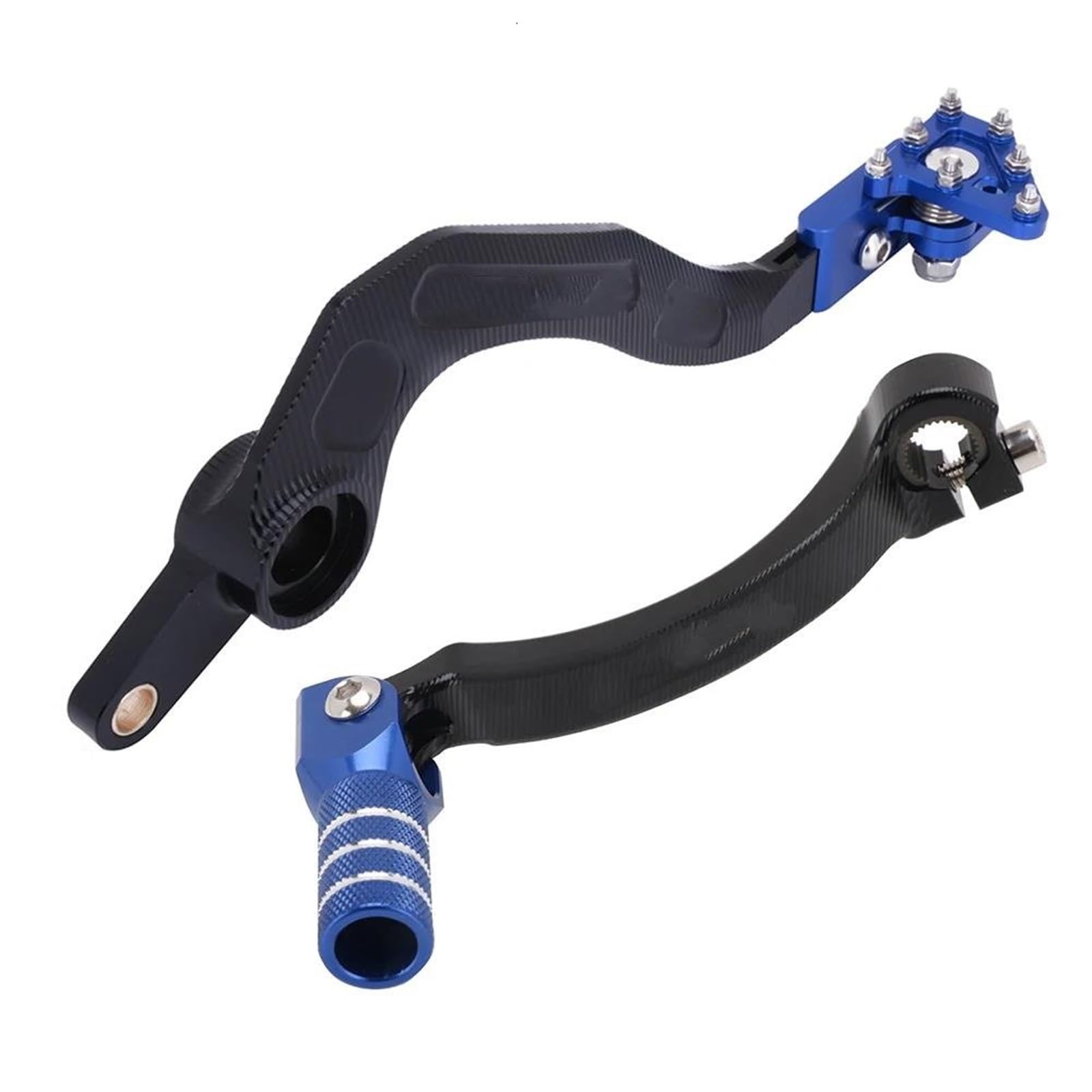 Fußrasten Für Für YZ250F 2014-2021 YZ250FX WR250F 2020 Motorrad Aluminium Shifter Shift Pedal Hebel Hinten Fuß Bremspedal Hebel Motorrad Fußraste(Set) von LPXYZD