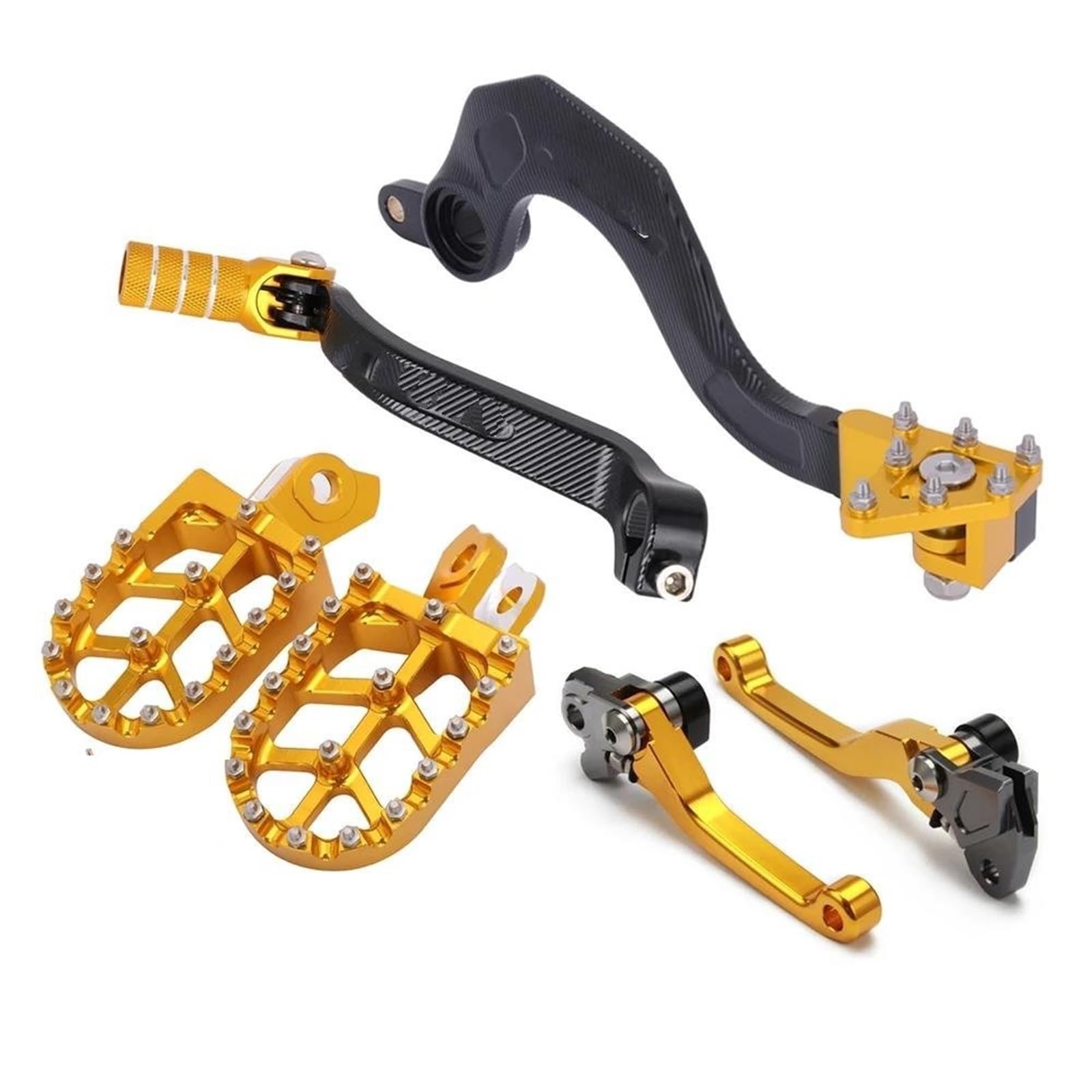 Fußrasten Für Suzuki Für RMZ250 2010-2018 RMZ450 2008-2019 DRZ400S 2000-2019 Motorrad Shifter Shift Fuß Bremse Kupplung Pedal Hebel Fußrasten ruht Motorrad Fußraste(RMZ450) von LPXYZD