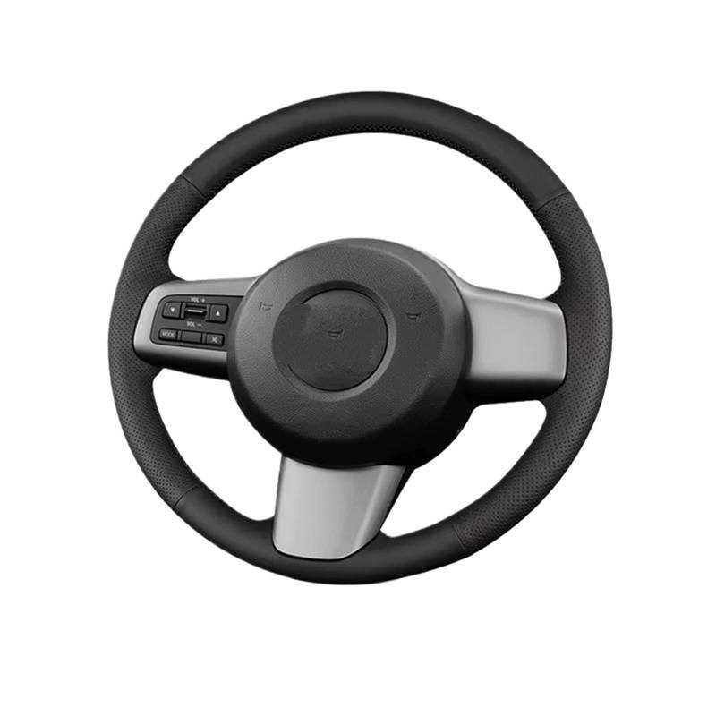 Lenkradbezug Auto-Lenkrad-Abdeckung Autozubehör Innenräume Lenkradgeflecht Lenkung Für Mazda 2 2008 2009 2010 2011 2012 2013 2014 Lenkradabdeckung(3 Colors Thread) von LPXYZD