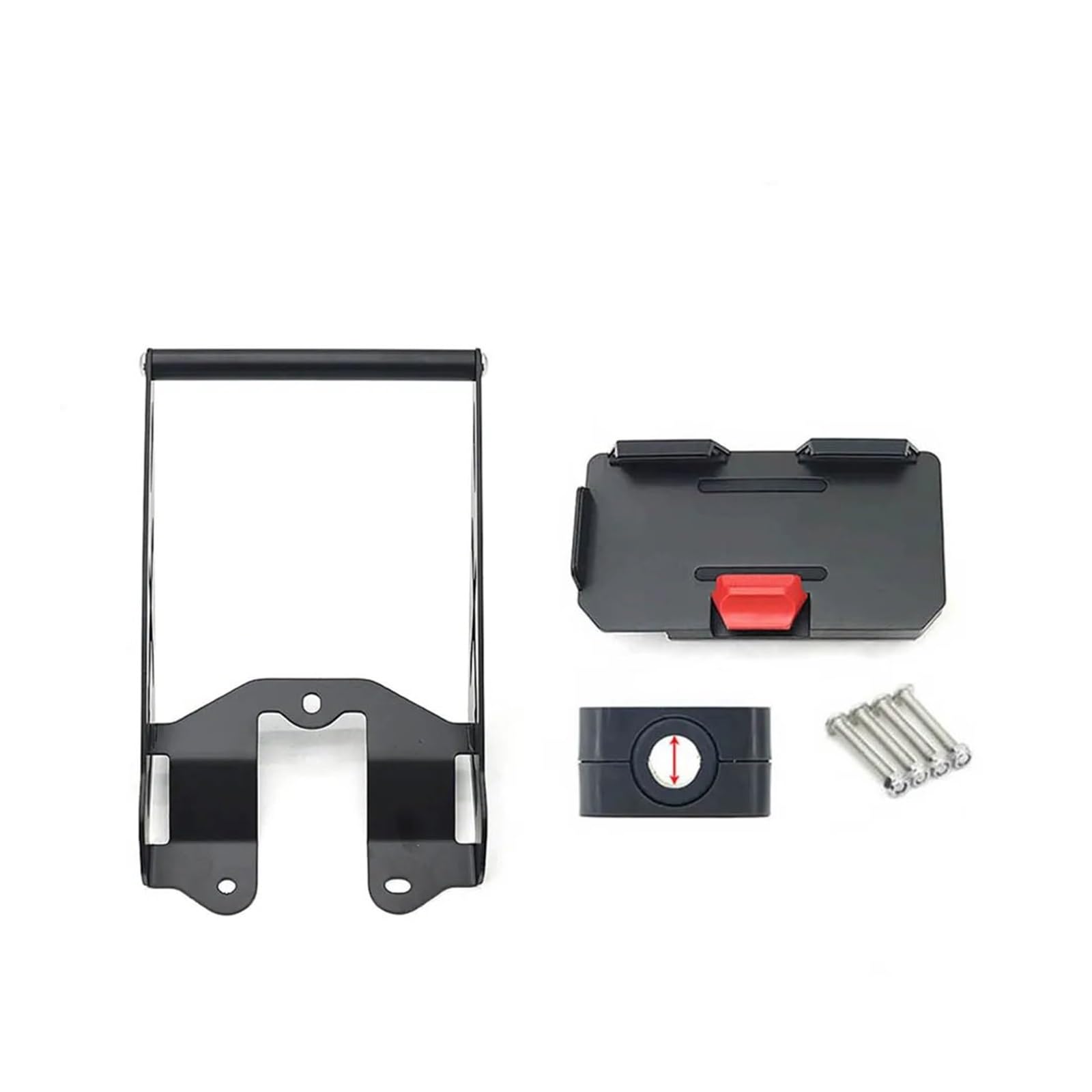 Motorrad Handy Navigationshalterung Für Ducati Für Wüste X Für DesertX 937 2022 2023 Motorrad USB Drahtlose GPS Telefon Halter Navigation Halterung Montieren(-05-12mm- A Set) von LPXYZD