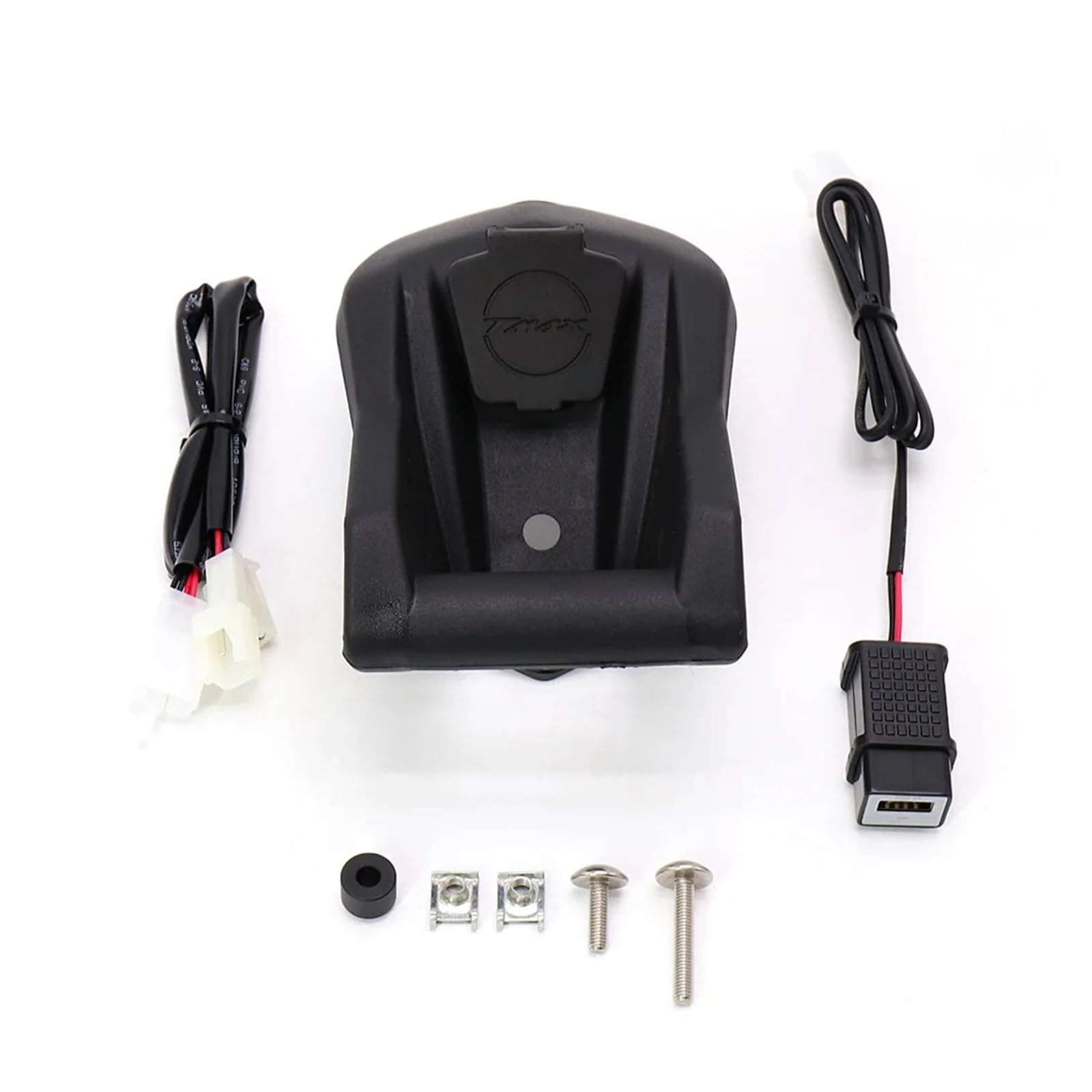 Motorrad Handy Navigationshalterung Für Für TMAX Für T MAX Für T-MAX 530 DX SX Für T-max 560 Motorrad GPS Navigation Halterung Wireless USB Lade Halter Halterung(-03-Mounting Kit Only) von LPXYZD