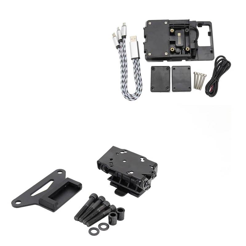 Motorrad Handy Navigationshalterung Für Tiger 1050SE 2011-2012 Für Tiger 1050 Sport 2013-2021 Motorrad Telefon Navigation GPS Platte Halterung Anzupassen Halter Kit(BC) von LPXYZD