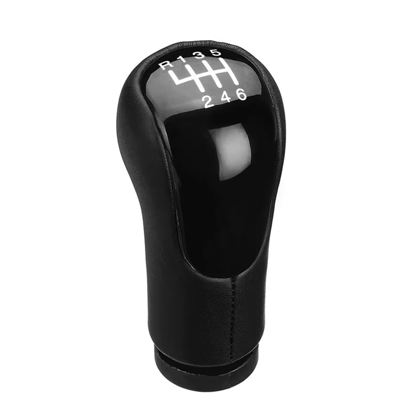 Schaltknauf 5 Geschwindigkeit 6 Geschwindigkeit Schaltknauf Gearshifter Hebel Stick Stift Ball Schaltknauf Für Ford Für Fiesta Für Fusion Für Transit 2002- Auto Schaltknauf(5-Speed Black) von LPXYZD