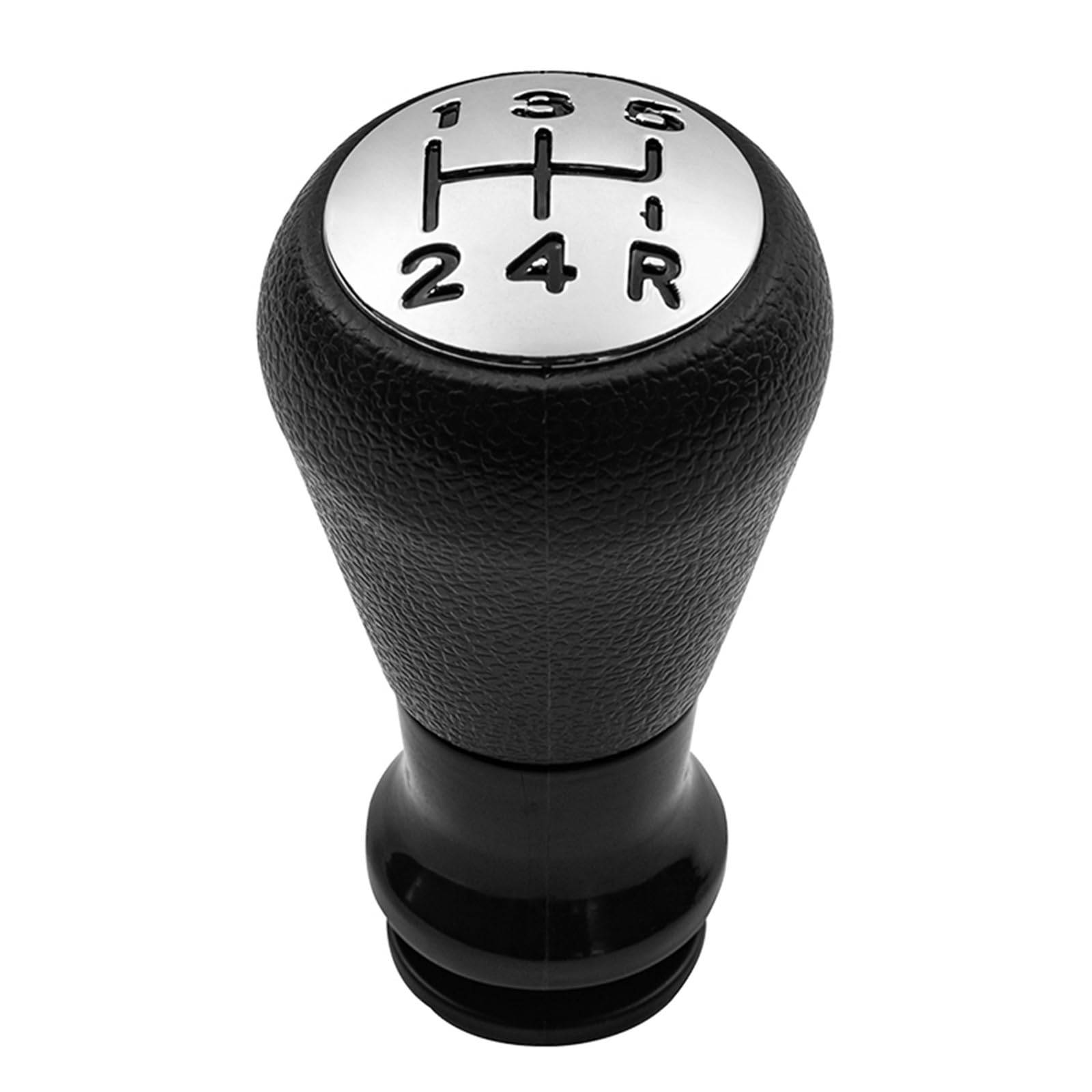 Schaltknauf Auto-Schaltknauf 5-Gang-Auto-Styling-Zubehör Für Peugeot 206 406 Auto Schaltknauf(Chrome Gear knob) von LPXYZD