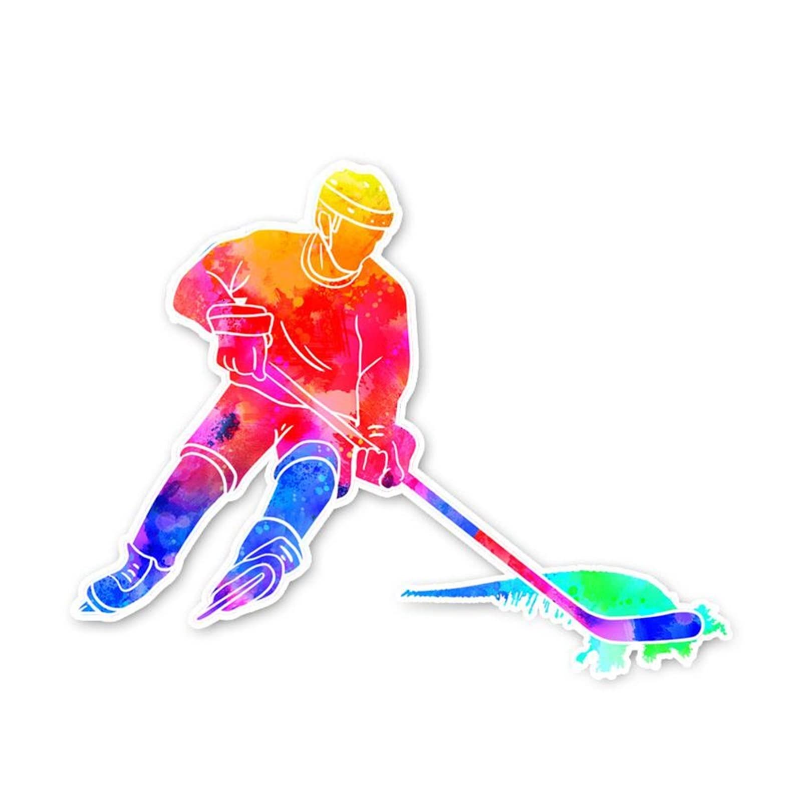 ZHANGXIN 11 x 14 cm coolstes Eishockey-Fitness-Bewegungszubehör Autoaufkleber Stoßstange von LQHWDNJB